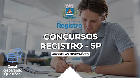 Concursos Registro Sp Vagas Veja Apostilas