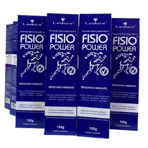 Kit Pomada Massageadora Fisiopower Ledore No Shoptime