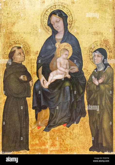 Madonna With The Infant Jesus Among Saint Francis Of Assisi And Saint