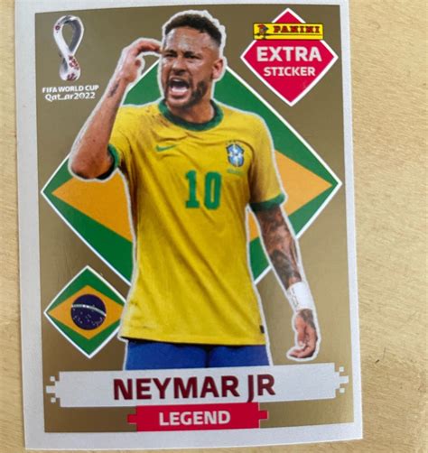 Figurinha Neymar Lbum Da Copa Roupa Esportiva Masculino Panini