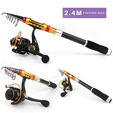 Telescopic Fishing Rod And Reel Combo With Fishing Line Scissors