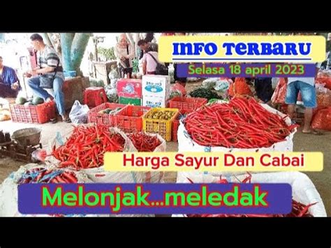 Harga Sayur Dan Bawang Serta Cabai Jelang Lebaran Hari Ini Kembali