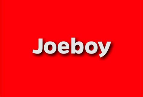 Joeboy Latest Songs 2020 Instrumental mp3 music download