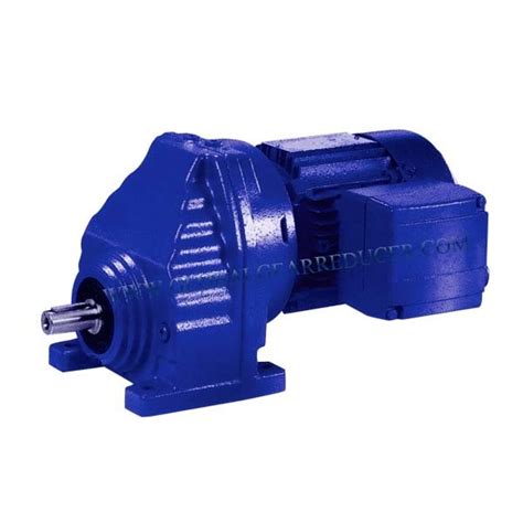 High Efficiency R Series Helical Geared Motor Speed Reducer For Food