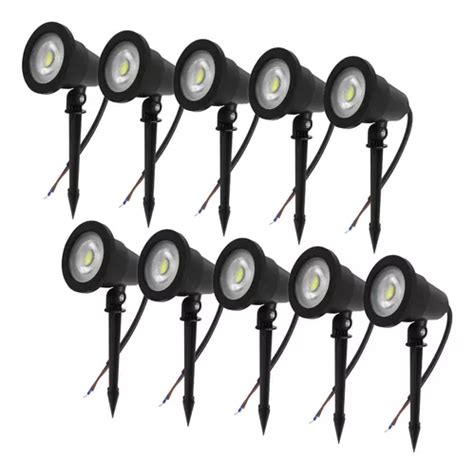 Kit 14 Luminária Espeto Jardim Cob Led 7w Branco Quente Frete grátis