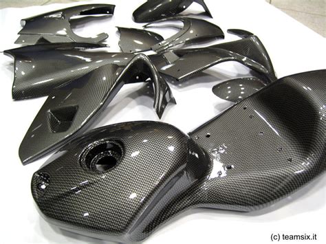 TeamSix Carena Effetto Carbonio Per Minimoto Ad Aria Teamsix Ricambi