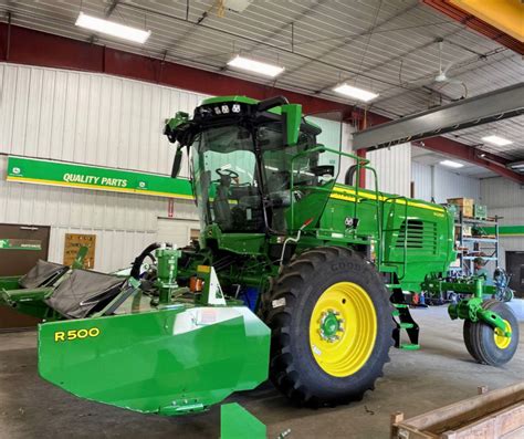 Haug Implement Co On Twitter In Our Litchfield Shop This New John Deere W235r Windrower And