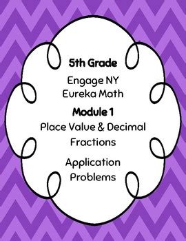 Engageny And Eureka Math Application Problems Grade Module V