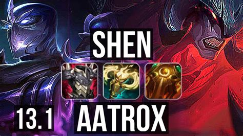 Shen Vs Aatrox Top 4 1 17 2 4m Mastery 500 Games Euw