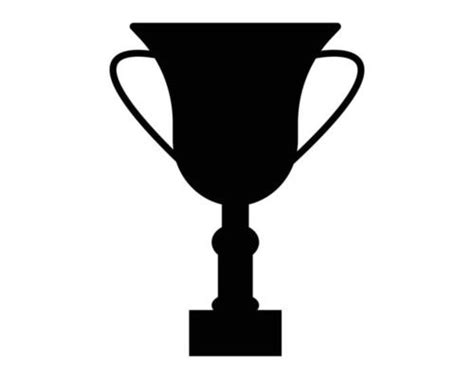 Trophy Silhouette Vector Art, Icons, and Graphics for Free Download