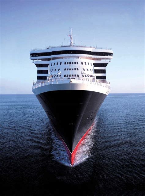 Queen Mary 2 aerial Bow shot - Cruise Deals Expert