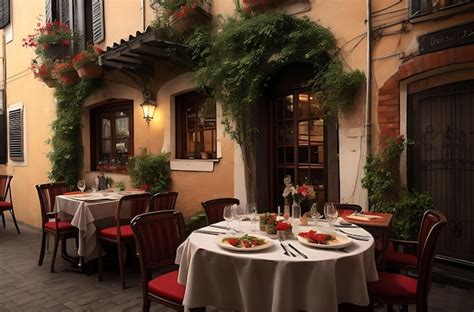 Premium Photo | Italian Restaurant