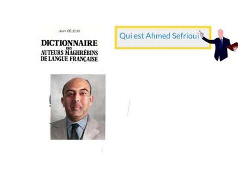 Smartprof Biographie D Ahmed SEFRIOUI