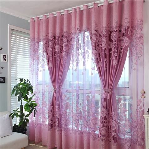 Double layer Luxury Window Curtains Set for Living Room European Royal Curtains for the Bedroom ...