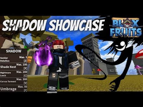 Shadow Fruit Showcase Blox Fruit YouTube