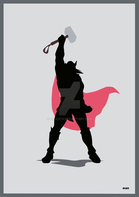 Thor Silhouette at GetDrawings | Free download