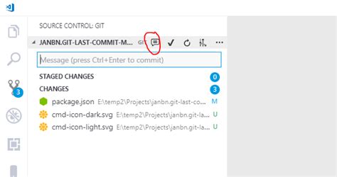 Git Last Commit Message GLCM Visual Studio Marketplace