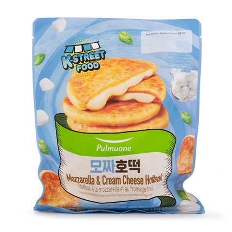 Get Pulmuone Mozzarella & Cream Cheese Korean Pancake Hotteok Frozen ...