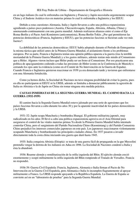 Solution 06 La Segunda Guerra Mundial 1939 1945 Articulo Autor Ies