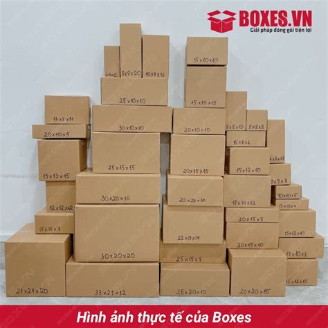 25x17x7 cm Combo 100 hộp giấy carton đựng quần áo giá tại xưởng Phụ