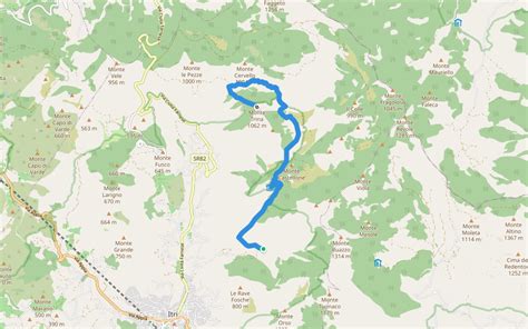 The Itri Monte Trina Valley Hiking Trail Lazio Pacer