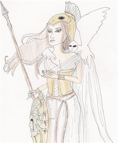 Athena Drawing at GetDrawings | Free download