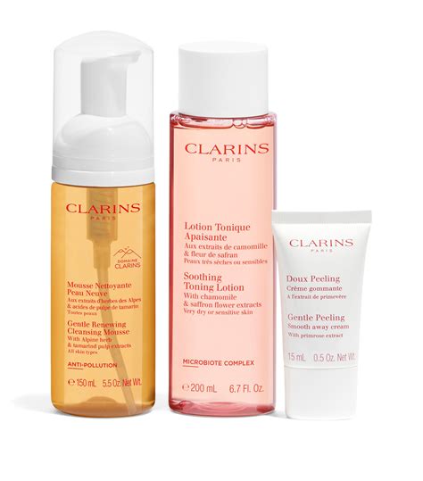 Clarins My Cleansing Essentials Sensitive Skin Gift Set Worth