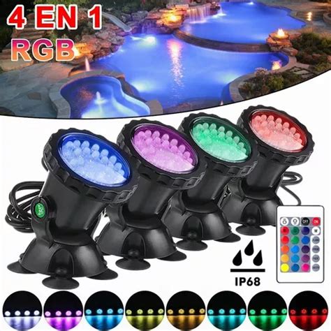 Lampara Para Alberca Luz Led Para Piscina Rgb Sumergible Meses Sin