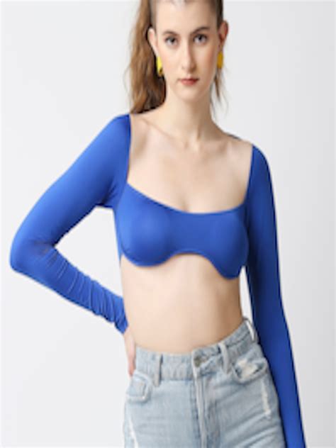 Buy Disrupt Scoop Neck Crop Top Tops For Women 21606882 Myntra