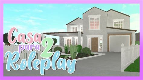 Casa Familiar Para Roleplay Speed Building Bloxburg Roblox