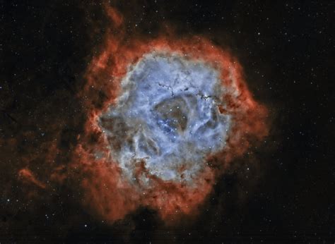 Rosette Nebula Hubble Palette