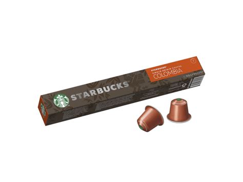 Starbucks Single Origin Colombia By Nespresso Torréfaction Ambrée Capsules De Café 8 X 10 80