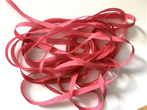 Arts Du Fil Mm De Large Silk Ribbons M Ruban De Soie Pour Le