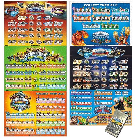 Skylanders Poster Value Pack With 6 Posters And Bonus