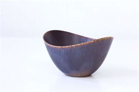 VA 079 Gunnar Nylund Stoneware Bowl Tack Market