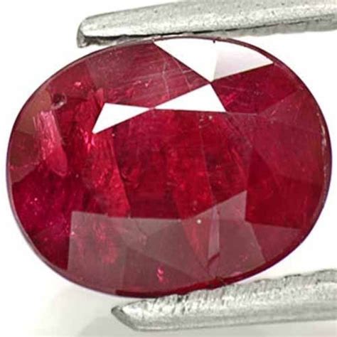 Tanzania Ruby, 2.49 Carats, Pigeon Blood Red Oval