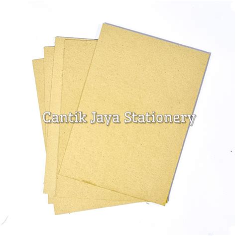 Jual Karton Kuning Yellow Hard Board No X Cm A Per Lembar