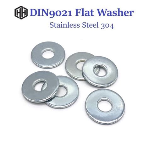 Jual Ring Plat Lebar M10 DIN9021 Flat Washer Stainless Steel Kota