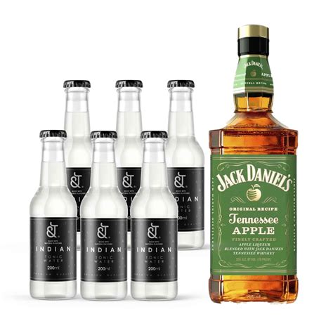 Jack Daniels Apple Whiskey Andt Premium Indian Tonic Water Whisky