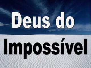 Deus do Impossível Aline Barros PPT