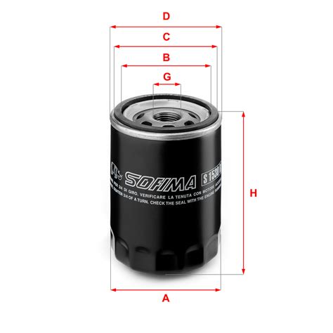 SOFIMA S 1530 R Oil Filter So12g17 OE Replacement Top Quality For Sale