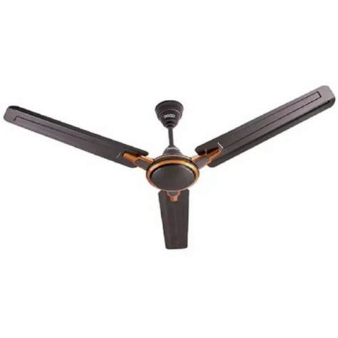 Brown Usha Racer Chrome Ceiling Fan Sweep Size 1200 Mm Power Corded