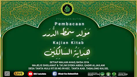 Live Pembukaan Majelis Rutinan Malam Ahad Kitab