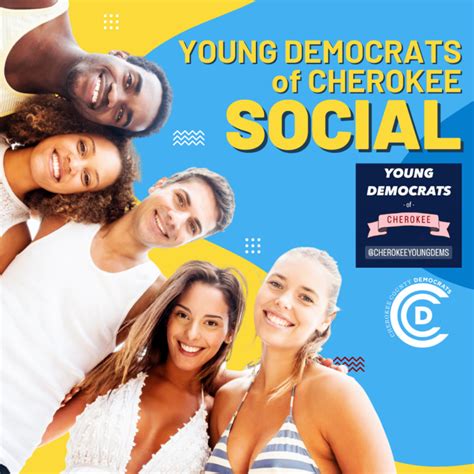 Cherokee Ga Democrats Young Democrats Social Cherokee County Democrats