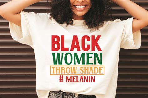 Black Women Throw Shade Melanin Svg Graphic By Etcify · Creative Fabrica