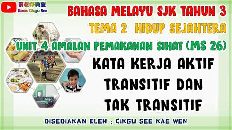 Latihan Kata Kerja Aktif Transitif Tahun 2 Bahasa Melayu Tahun 4 Kata Kerja Aktif Tak