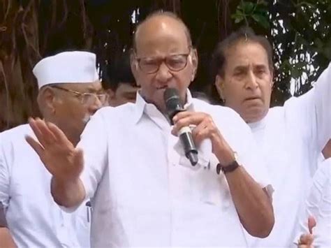 Sharad Pawar Showed Strength Satara Said Keep Showing Bjp Place शरद पवार ने सतारा में दिखाई