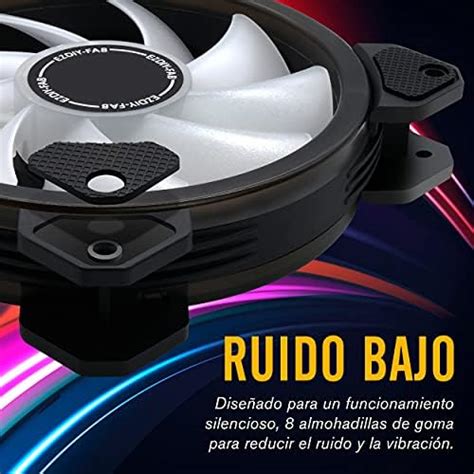 EZDIY FAB 120mm ARGB Caso Ventilador Placa Base Aura Sync Ventilador