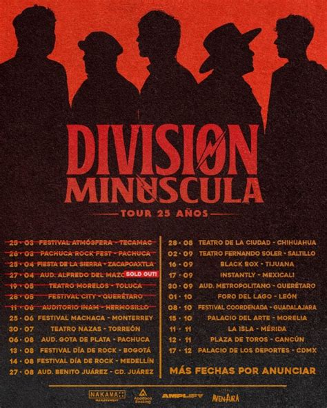 25 años de División Minúscula Mis Conciertos Mx