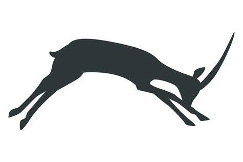 Black Silhouette of Savannah Animal. Dra Graphic by pch.vector